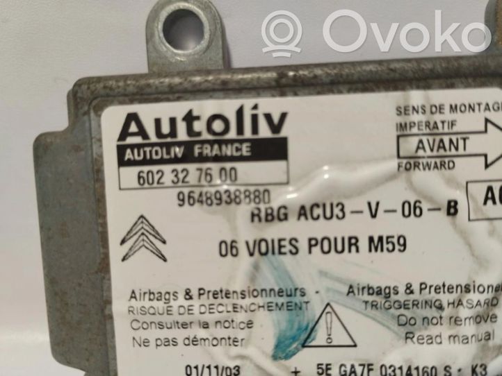 9648938880 Peugeot Partner Airbag control unit/module, 67.16 € RRR