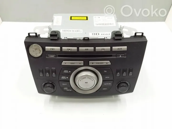 Mazda 3 II Radio/CD/DVD/GPS-pääyksikkö 14799928