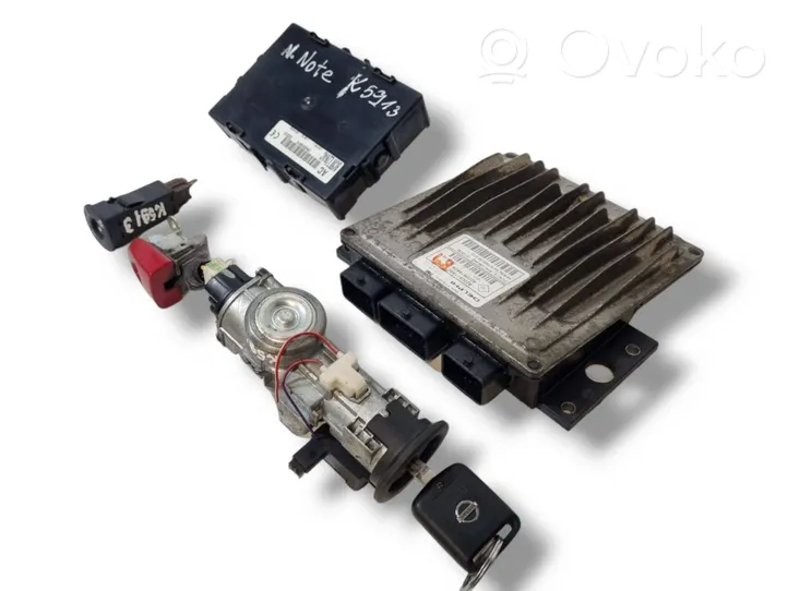 Nissan Note (E11) Komputer / Sterownik ECU i komplet kluczy 8200619409