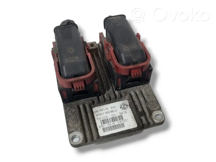 Fiat Grande Punto Komputer / Sterownik ECU i komplet kluczy 61601.098.09