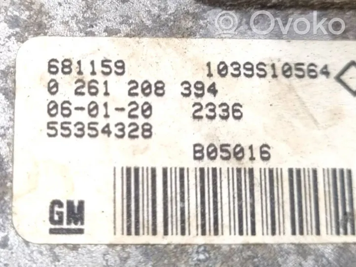 Opel Tigra B Sterownik / Moduł ECU 0261208394