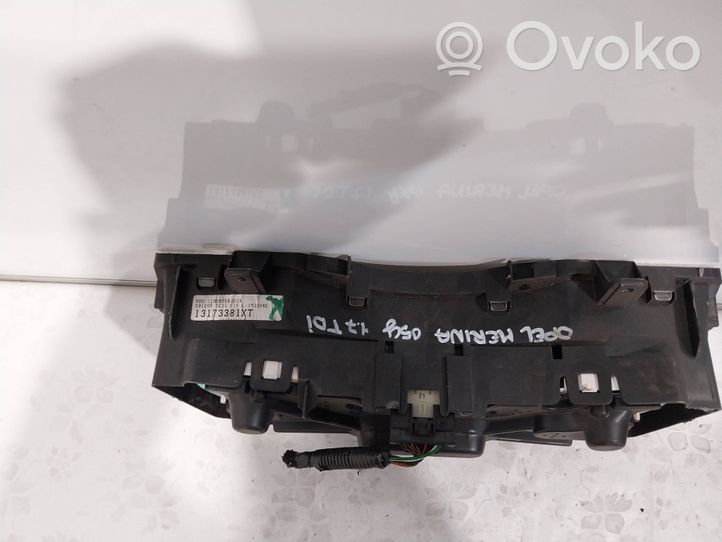 Opel Meriva A Spidometrs (instrumentu panelī) 13173381XT