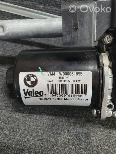 BMW 5 G30 G31 Mechanizm i silniczek wycieraczek szyby przedniej / czołowej W000061595