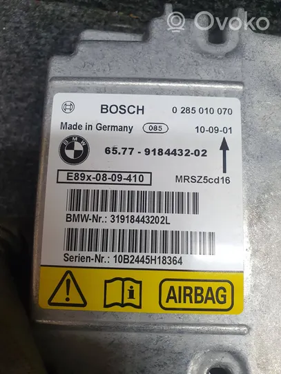 BMW 3 E90 E91 Module de contrôle airbag 9184432