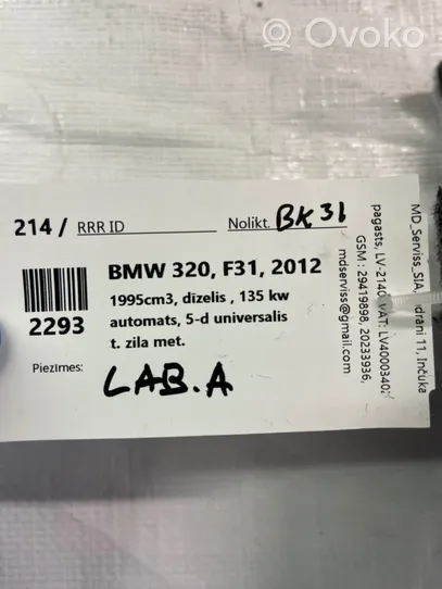 BMW 3 F30 F35 F31 Šoninis apdailos skydas 7273738