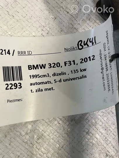 BMW 3 F30 F35 F31 Mechanizm i silniczek wycieraczek szyby przedniej / czołowej 7267503