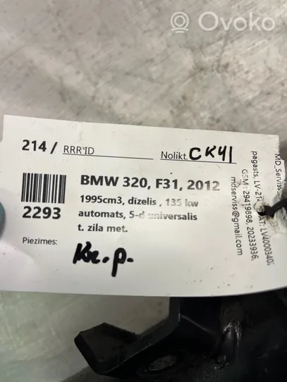 BMW 3 F30 F35 F31 Priekinis amortizatorius su spyruokle 6791555