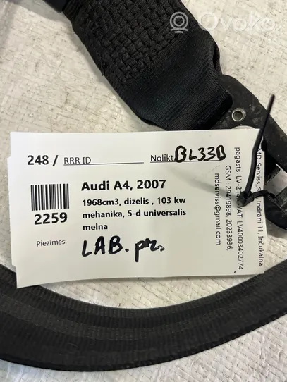 Audi A4 S4 B7 8E 8H Pas bezpieczeństwa fotela przedniego 560788501