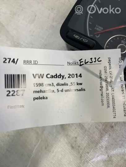 Volkswagen Caddy Licznik / Prędkościomierz 2K0920866C