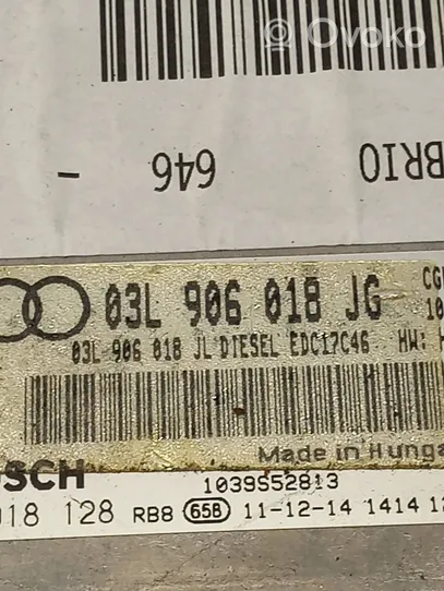 Audi A5 8T 8F Calculateur moteur ECU 03L906018JL