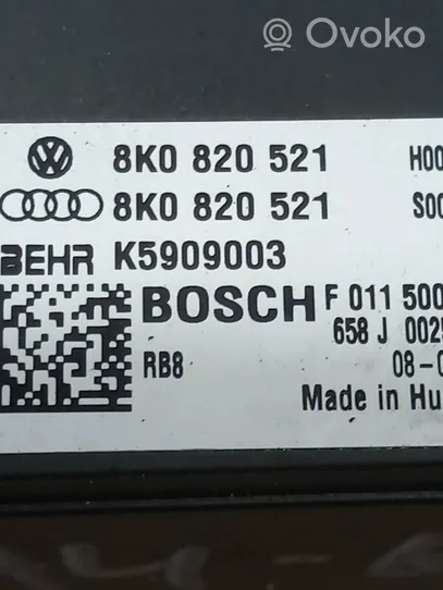 Audi A4 S4 B8 8K Lämpöpuhaltimen moottorin vastus 8K0820521