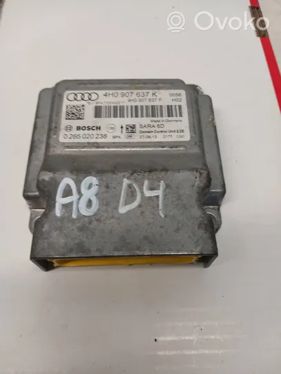 Audi A8 S8 D4 4H Airbag control unit/module 4H0907637K