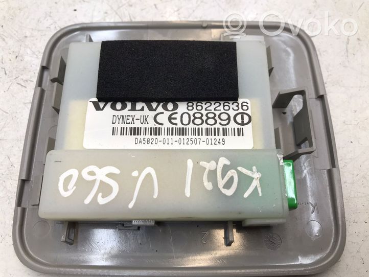 Volvo S60 Komputer / Sterownik ECU i komplet kluczy 08627455A