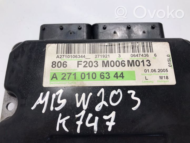 Mercedes-Benz C W203 Kit calculateur ECU et verrouillage A2711539879