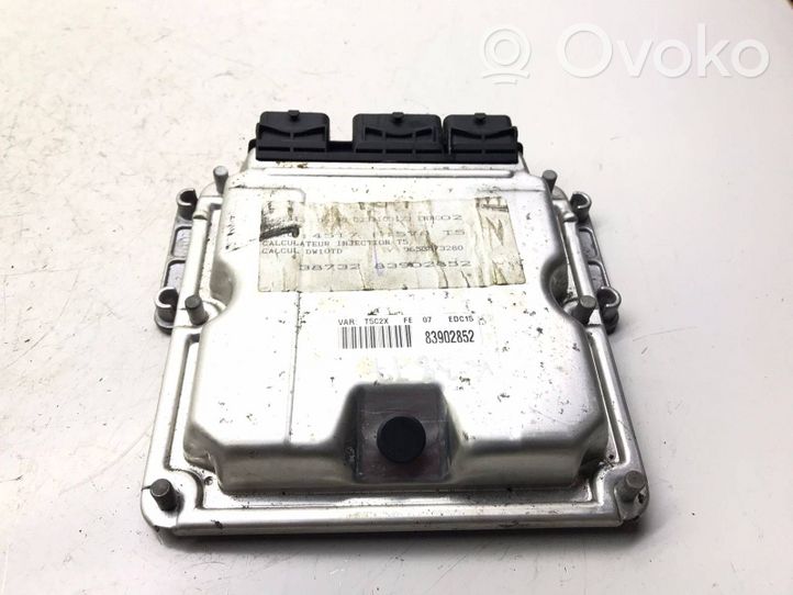 Peugeot 307 Calculateur moteur ECU 9653873280