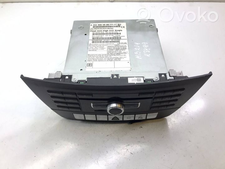 Mercedes-Benz C W204 Panel / Radioodtwarzacz CD/DVD/GPS a2049005908