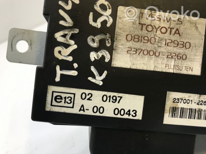 Toyota RAV 4 (XA20) Sterownik / Moduł alarmu 2370012260