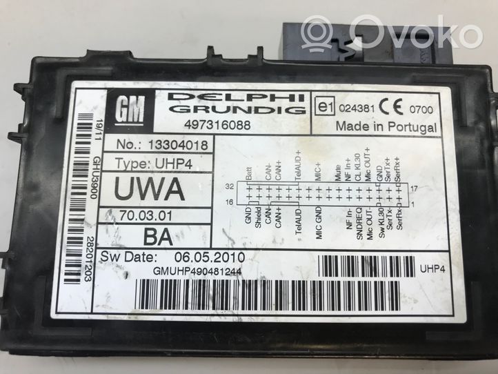 Opel Corsa D Module unité de contrôle Bluetooth 497316088