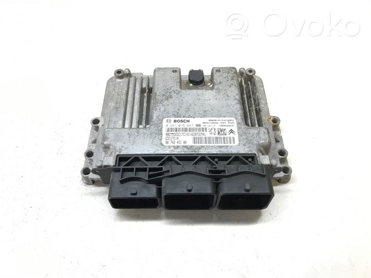 Citroen C3 Picasso Sterownik / Moduł ECU 0281015847