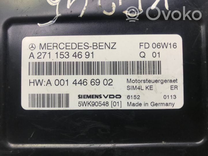 Mercedes-Benz C W203 Calculateur moteur ECU A2711534691