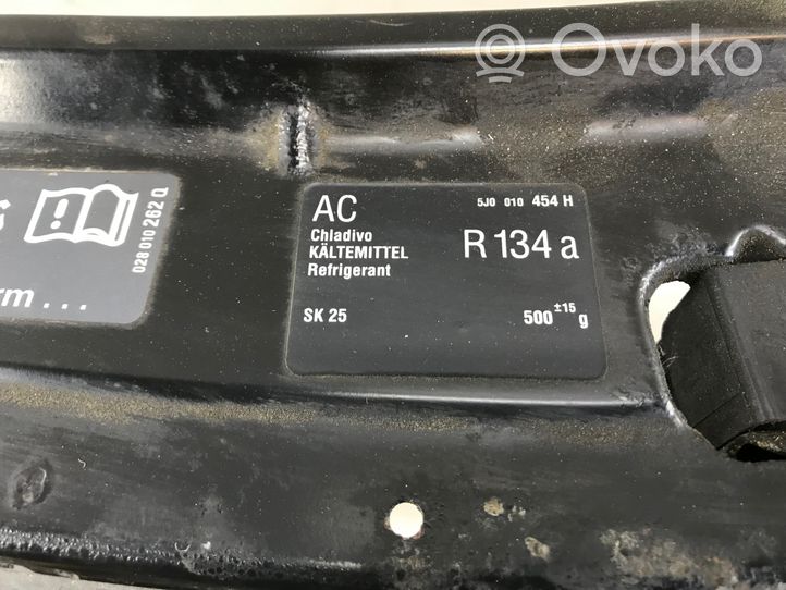 Skoda Roomster (5J) Jäähdyttimen kehyksen suojapaneeli R134A