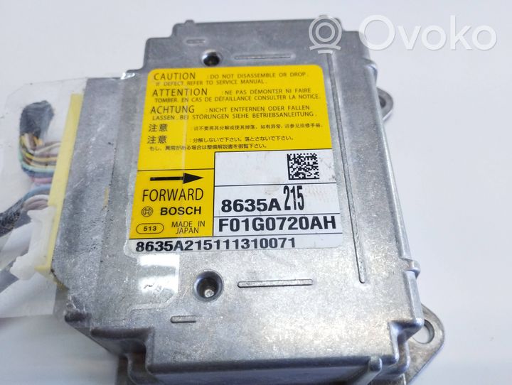 Mitsubishi ASX Oro pagalvių valdymo blokas 8635A215