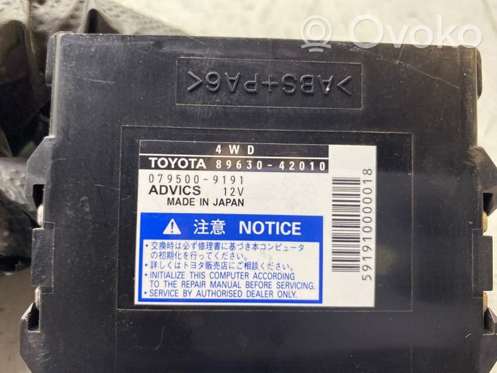 Toyota RAV 4 (XA30) Kit centralina motore ECU e serratura 8966142C10