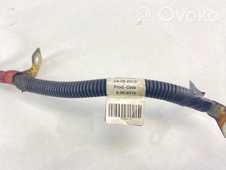 Opel Astra J Câble de batterie positif 13462212