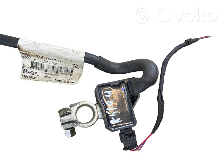 Volkswagen Golf VI Cavo negativo messa a terra (batteria) 1K0915181H