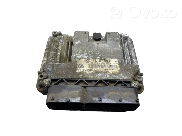 Volkswagen PASSAT B7 Kit calculateur ECU et verrouillage 03L907309AE