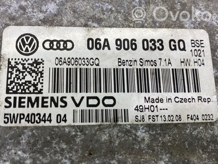 Audi A3 S3 A3 Sportback 8P Centralina/modulo del motore 06A906033GQ