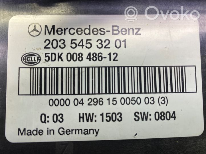 Mercedes-Benz C W203 Modulo comfort/convenienza 2035453201