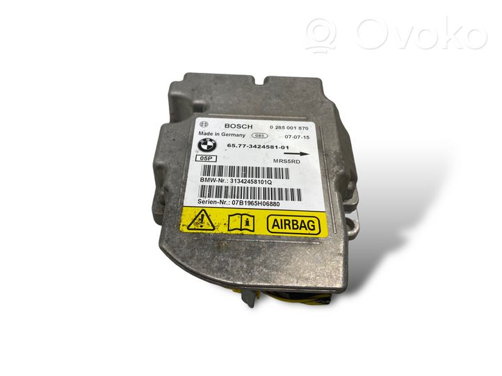 BMW X3 E83 Module de contrôle airbag 342458101