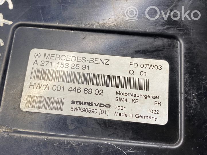 Mercedes-Benz C W203 Variklio valdymo blokas A2711532591