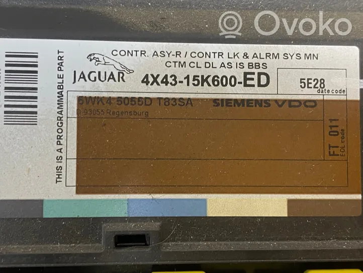 Jaguar X-Type Kit calculateur ECU et verrouillage 6X4312A650AC