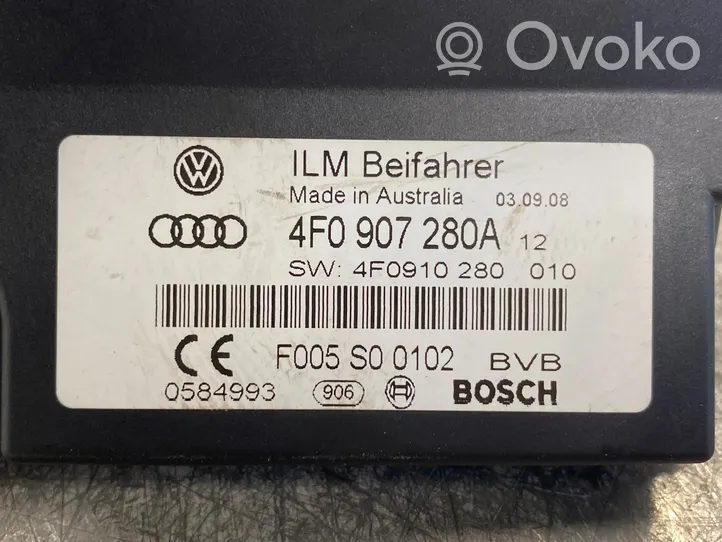 Audi A6 S6 C6 4F Unité de contrôle à bord d'alimentation 4F0907280A