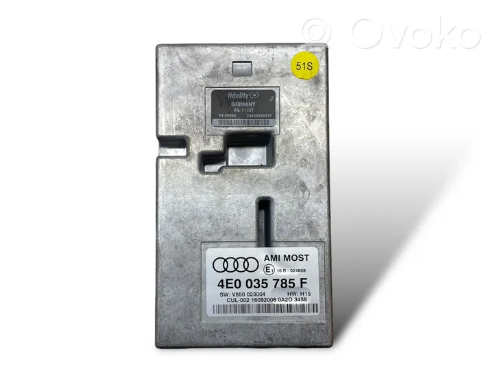 Audi A6 S6 C6 4F Unidad central de control multimedia 4F0035785E