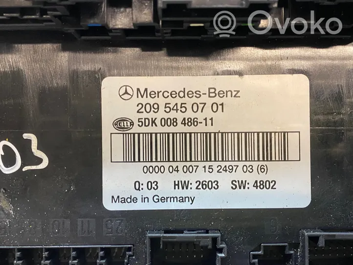 Mercedes-Benz C W203 Ramka / Moduł bezpieczników 5DK00848611