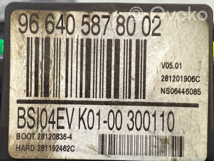 Peugeot 5008 Kit calculateur ECU et verrouillage 9665674480