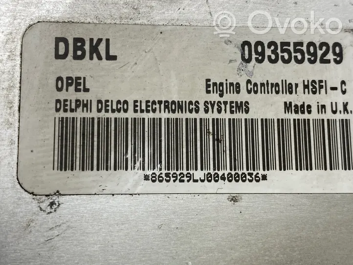 Opel Astra G Kit calculateur ECU et verrouillage 09355929