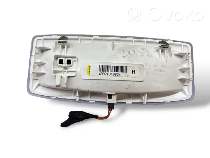 BMW 1 F20 F21 Illuminazione sedili posteriori 43921949804