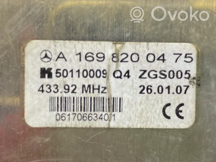 Mercedes-Benz A W169 Užvedimo komplektas A2661538379