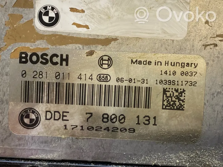 BMW X5 E53 Komputer / Sterownik ECU i komplet kluczy 7800131