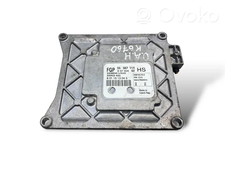 Opel Astra H Sterownik / Moduł ECU 55567114