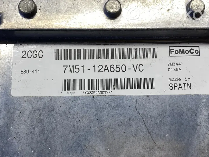 Ford Focus Centralina/modulo del motore 7M5112A650VC