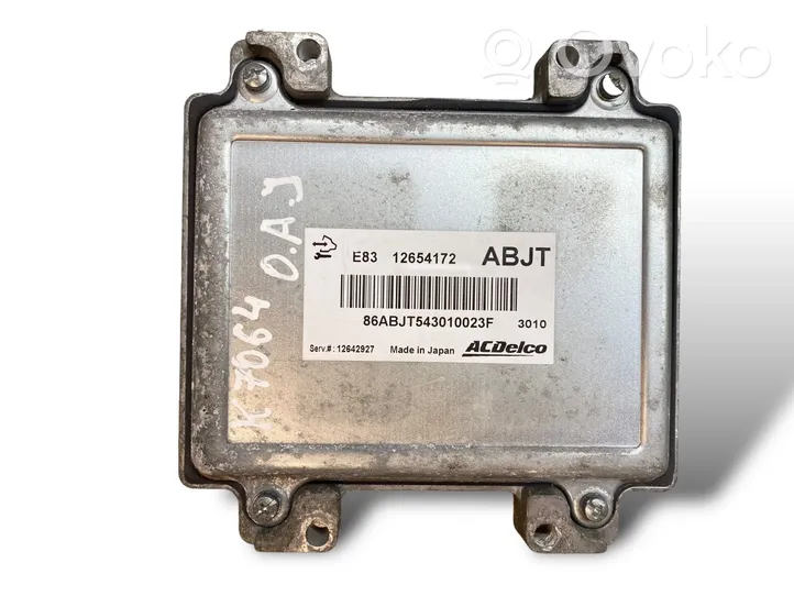 Opel Astra J Kit centralina motore ECU e serratura 12642927