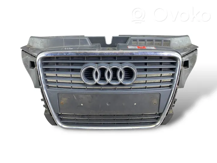 Audi A3 S3 A3 Sportback 8P Front bumper upper radiator grill 4B0010157D