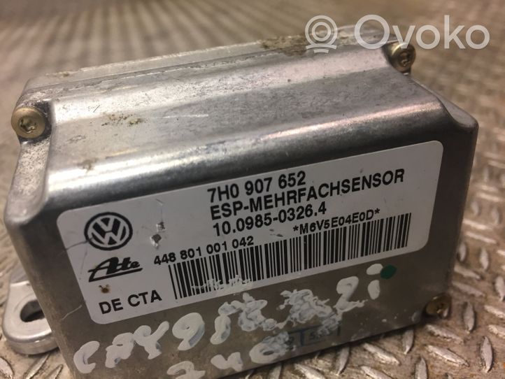 Porsche Cayenne (9PA) Sensore di imbardata accelerazione ESP 7H0907652