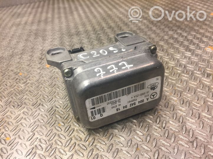 Mercedes-Benz CLC CL203 Sensore di velocità di imbardata 0045420418