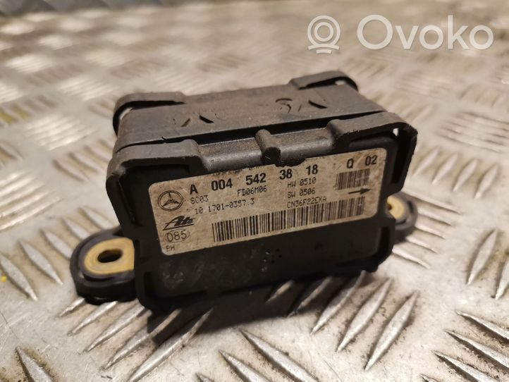 Mercedes-Benz R W251 Sensor de frecuencia del intermitente 0045423818